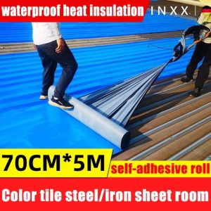 Excellent Effect Color steel tile waterproof high polymer roof tape sealant self-adhesive membrane high and low temperature resistance simple operation one stick to stop leakage roof leaks sealant Repair Wall Crack