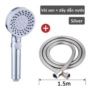 Bộ 2 Vòi Sen Tắm Đa Năng Tiết Kiệm Nước Điều Chỉnh Nhiệt Độ Chất Liệu Inox 304 Lắp Đặt Dễ Dàng