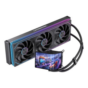 LOVINGCOOL SC70 ARGB 360mm CPU AIO Cooler 6.67-inch curved screen / Glasses-free 3D / Customizable theme / 2K resolution Third Space Mobo Sync For Intel LGA1155 LGA1700 AMD AM4 AM5