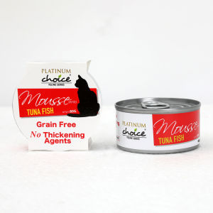 Platinum Choice Feline Series Mousse Grain Free No Thickening Agents Tuna Fish Cat Food 80g (24 cans per carton)