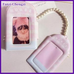 Fanzi 1 cái nhà màu hồng loạt Album Polaroid gói Thẻ lưu trữ Album Lưu Trữ 3 inch Album hoạt hình trẻ em