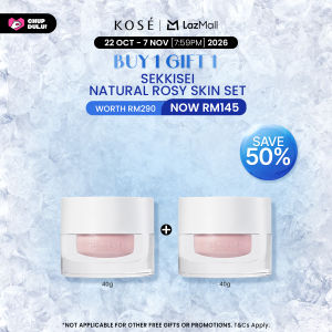 [11.11 Pre-Sale 22 Oct - 7 Nov 2026]  Buy 1 Gift 1 Kose Sekkisei Natural Rosy Skin Set