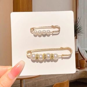 6/8/10/12pcs/Bộ ghim cài áo đính ngọc trai eo kẹp ngọc trai khóa cho nữ Phụ nữ quần váy eo điều chỉnh phụ kiện kẹp tóc
