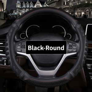 Anti Slip Universal 38CM Car Steering Wheel Cover Carbon Fiber Auto Car Styling Steering Wheel Prote