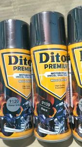 Pilok Cat Diton Premium Paket Lengkap 4 Kaleng Prestige Silver Abu Abu 9155 Primer Grey 9120 Black 9109 Clear Gloss 9128 400cc Pilox Paketan Cat Semprot Special Spray Paint