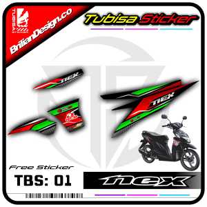 Sticker Striping Nex Lama/Old - Stiker Striping Variasi Motor Nex Nex Lama/Old. TBS.SF.01