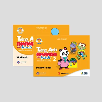 Sách - Dtpbooks - Bộ sản phẩm Tiếng Anh Amanda and Friends 2 - Students book & Workbook (sách bài học và bài tập)
