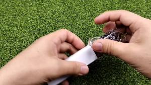 Multifunctional Golf Stainless steel keychain Six-in-one golf course accessories