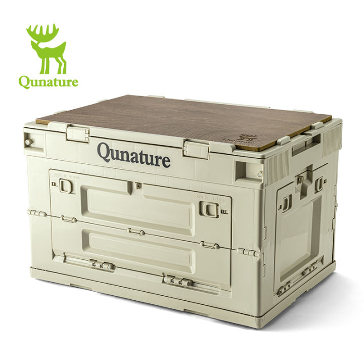 Qunature Outdoor Folding Storage Box Large Capacity Multifunction Fruit ...