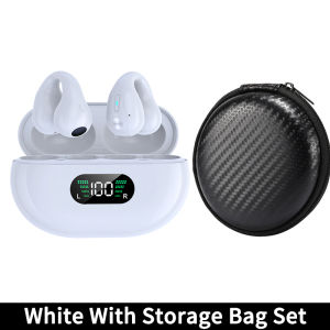 DISOUR คลิปบนหูไร้สายกีฬาชุดหูฟังบลูทูธ5.3หูคลิปเกมเพลงการควบคุมแบบสัมผัสเสียงยกเลิก TWS หูฟังบลูทูธ【แนวคิดการนำกระดูก】หูฟัง