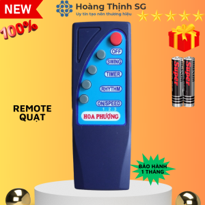 Remote điều khiển quạt Hoa Phượng điều khiển quạt đa năng Hoa Phượng - Tặng kèm pin