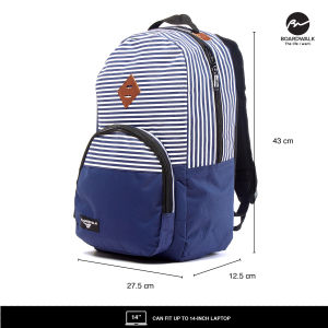 Boardwalk Poirier School Boys Backpack With Stripes Design
