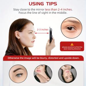 45 inches Clean Traceless Three-suction Bathroom Mirror 20/30 Times 114CM Magnifying Mirror Concave Mirror Perfect Makeup Essentials 可放大凹面镜