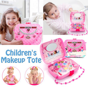 Bafada Girls MakeUp Toy for Kids Pretend Play MakeUp Set Safety Non-toxic MakeUp Kit Toy for GirlsDressing Cosmetic Girls Beauty Toy Baby Cosmetics Baby Toyskids MakeUp SetBaby CosmeticsGirls Toy Make up Kits with Mirror and Secure Close