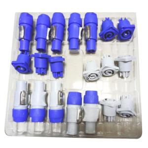 10 set PowerCON Type A NAC3FCA+NAC3MPA-1 Chassis Plug Panel adapter