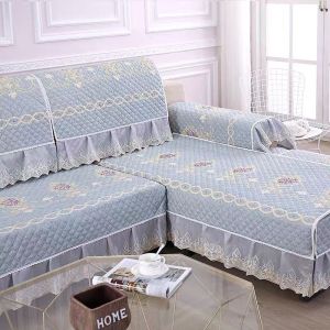 Sofa Cover 1 2 3 Seaterpure Cotton Four Seasons Universal Non-slip Sofa Cushion Water Proof Sofa Cover Cushion