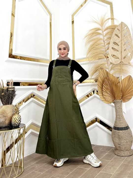 Overall hijab hot sale casual