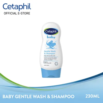 ​Cetaphil Baby Wash & Shampoo For Hair & Body 230ML For Baby Delicate Skin
