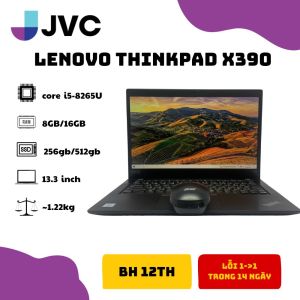 Laptop xách tay giá rẻ lenovo Thinkpad X390  I5 – 8265U  Ram 8GB  SSD 256GB  13.3 HD Card On Pin 90%