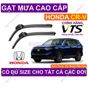Gạt Mưa Thân Mềm Êm Mượt Kính Lái Honda CR-V Cặp Gạt Mưa Kính Lái Honda CR-V. Có Đủ Size Cho Các Đời X.e Honda CR-V.