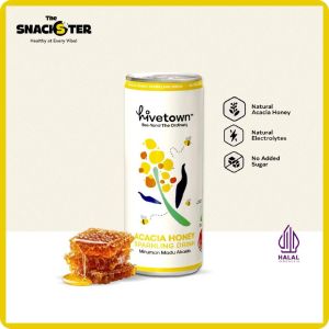 Hivetown Acacia Honey Sparkling Drink | Healthy Honey Beverage | No Added Sugar Electrolyte Drink