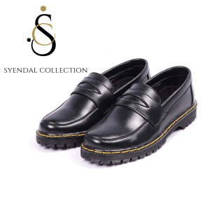 SMILE !!! SEPATU PRIA LOAFER PANTOPLE SMILE KULIT PU