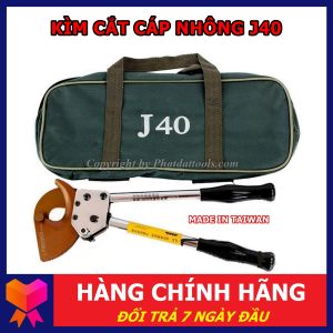 Kìm cắt cáp nhông j40 cắt cáp lõi thép đồng nhôm - Hàng nội địa Cao Cấp - Bao khỏe bao bền