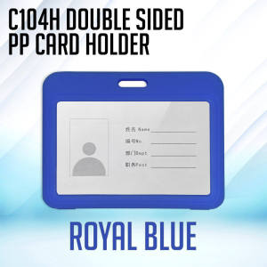 PrinTEE - C104 Double Sided PP Card Holder | ID Protector Horizontal 54x85mm