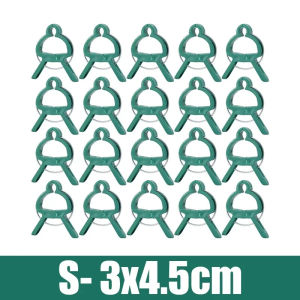 60Pcs Reusable Garden Plant Fixed Clips for Tomatoes Cucumber Climbing Plants Organizing Branch Vine Support Clip Supplies Wholesale