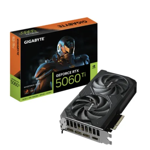 (NEW RELEASE) Gigabyte Windforce NVIDIA Geforce RTX 5060 Ti 8GB GDDR7 PC Graphics Card (Brand New Full Set)