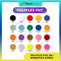 POLYFLEX PVC 1M - RHINOFLEX KOREA GREEN I Bahan Cutting Sticker & Sablon Kaos, Vinyl Cutting untuk Sablon & DIY Custom. 