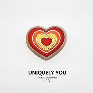 ceoss jibbitz charms button 3D LED Flashing Light Cartoon Ornaments Shoe Buckle Accessories