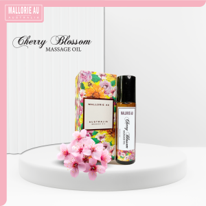 Tinh Dầu Massage - Hương Hoa Anh Đào - Mallorie Au - Massage Body Cao Cấp Thư giãn / giảm stress Spa tại nhà Dưỡng Ẩm Da Hương Thơm Dịu Nhẹ