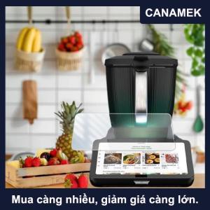 【CANAMEK】 Kính cường lực bảo vệ màn hình cho thermomix tm7 chống trầy xước chống vân tay cao nhôm kính rõ ràng Phụ Kiện máy trộn