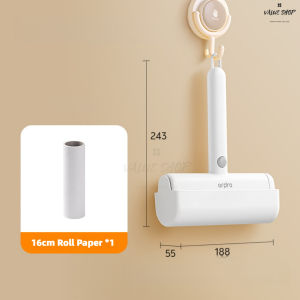 [SG Stock]Clothes Lint Remover Roller Replaceable Roller Sticky Lint Roller Peelable Roller Brush Cat Hair Cleaner