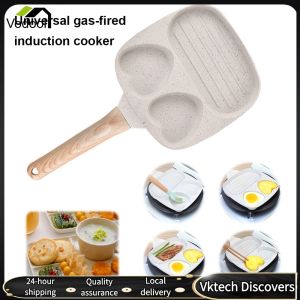 【Vodool】 Eggs Alloy Breakfast Mcmuffin Egg Making Pan for Breakfast Pancake Burger Sandwiches for Gas Stove Induction Cooker