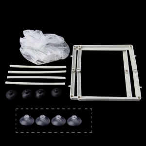 Cá cho tank breeder Net nơi ương trứng cá breeder hộp tách Net Fry trại ấp trứng lưới với núm hút cao su cho Aqua