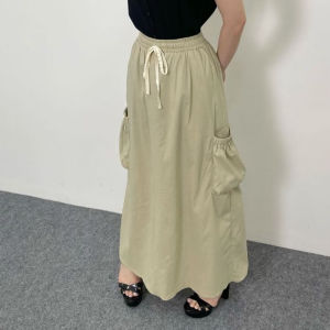 Rok cargo model bangkok kantong samping karet bahan paracute