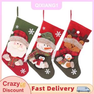QIXIANG1 Snowman Santa Claus Tuần Lộc 3D giáng sinh thả giáng sinh trang trí nhà món quà sinh nhật cho bạn bè gia đình