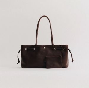 Women Ttoutyestt Vintage Genuine Leather Handbag Korean Niche Style Single Shoulder Bag