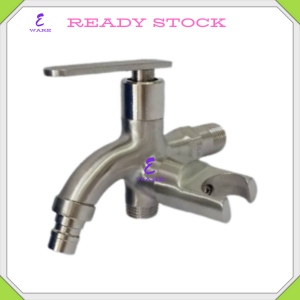 SUS304 STAINLESS STEEL KITCHEN & BATHROOM DOUBLE TAP MULTIFUNCTIONAL TAP TWO WAY TAP