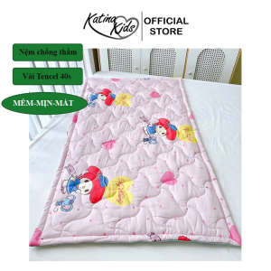Nệm cho bé đi học Katina Kids vải Tencel mềm mát phù hợp bé đi tiểu học và trung học