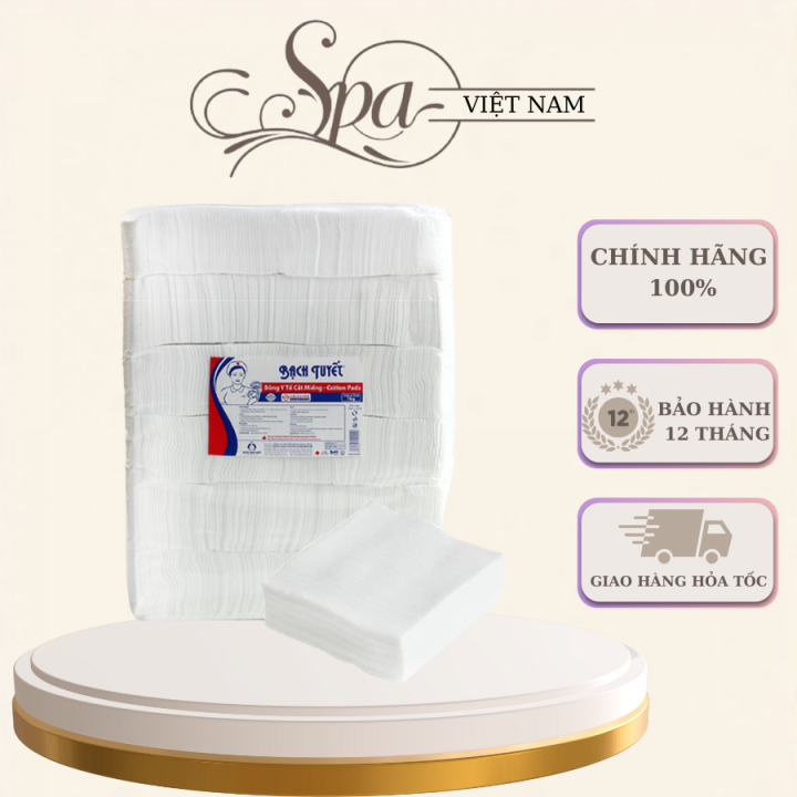 Bông Bạch Tuyết | Bông Tẩy Trang miếng cắt sẵn | Lazada.vn