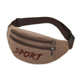 กระเป๋าคาดเอว ผ้าแคนวาส สปอร์ต คล่องตัว