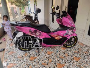 decal sticker motor pcx 160 custom motif DEMON SLAYER