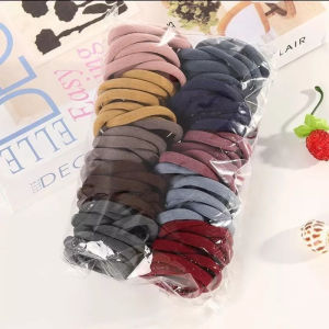 200PCS High Elastic Colorful Hair Ties for Women No Damage Rubber Bands Non-Slip Hair Accessories
