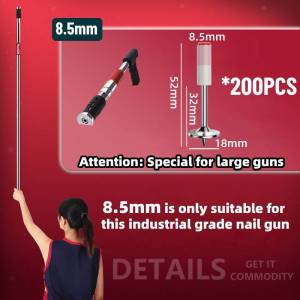 Industry Manual Steel Nail Gun Heavy Duty Ceiling Concrete Rivet Tool Steel Rivet Gun Tufting Gun Wall Anchor Slotting Punch Gun Wall Ceiling Artifact Home Improvement
