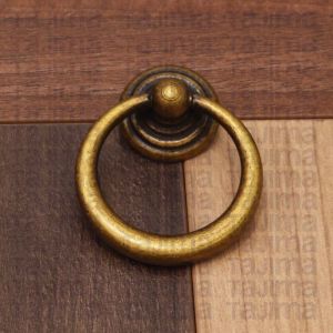 Antique Brass Ring Knob Handle 325