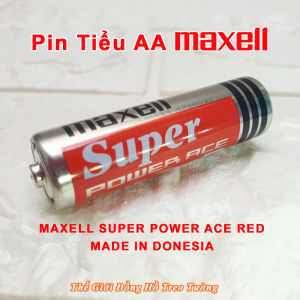 PIN TIỂU MAXELL VỈ 12 + 3 VIÊN AA Loại Supper Power ACE Red Indonesia Vỏ Nhôm Chống chảy nước