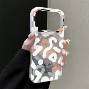 Graffiti Label Shockproof  Case for iPhone 18 17 16 Pro Max For MagSafe Charging Matte Phone Cover Silicone Soft Shell